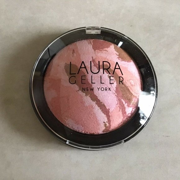 Laura Geller Baked Blush N Bronze Marbleized 2-in-1 Natural Finish ROSE BRONZE - Picture 2 of 5